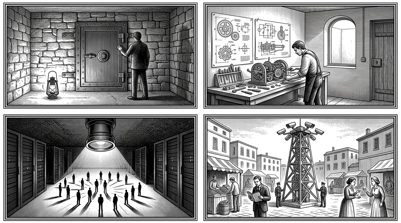 Transparent tools, opaque lives